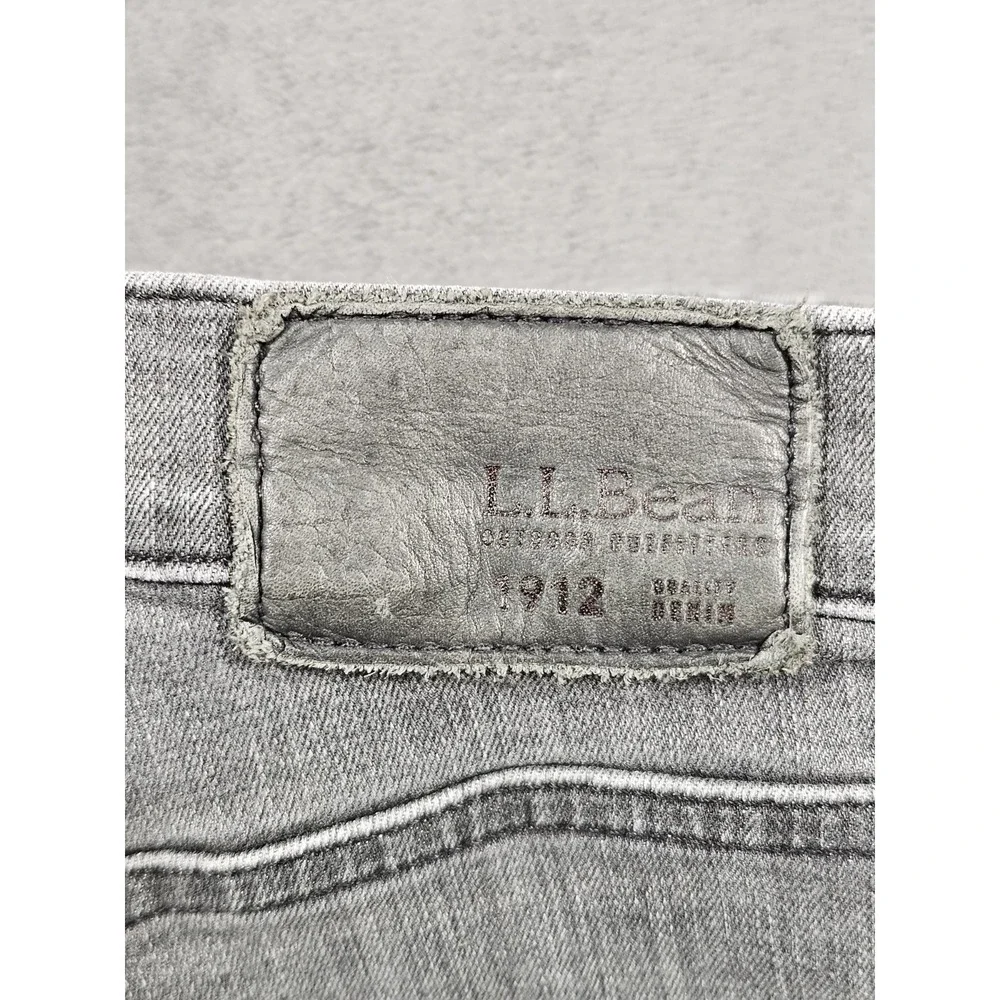 L.L.Bean BeanFlex Classic Fit‎ Jeans 32x28 Black Stretch Straight Leg 511182